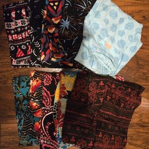 Leggings - 10 pairs of one size bundle